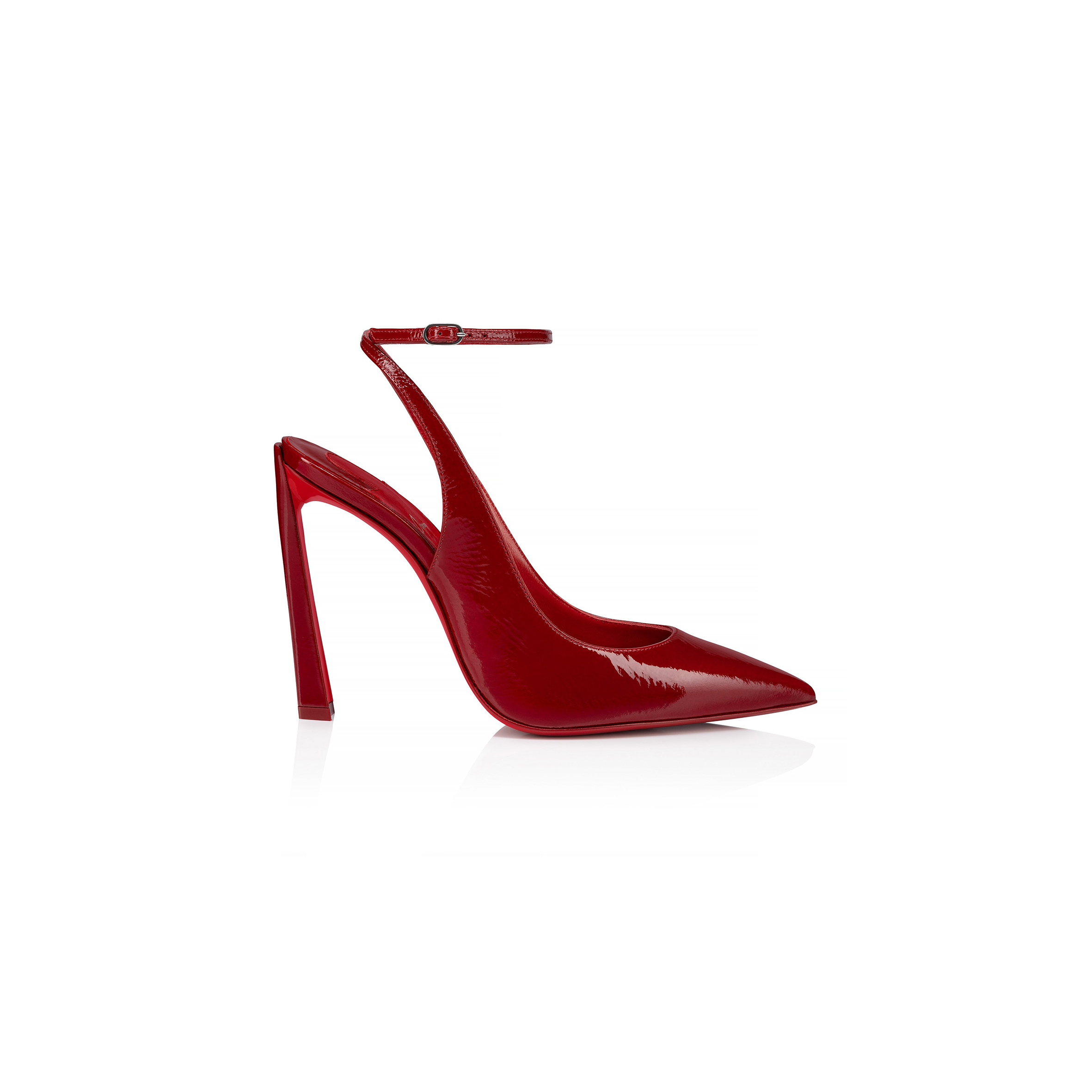 Ch**an louboutin condora strap 100 mm strappy pumps-vog patent leather-loubi-women 1250532r558